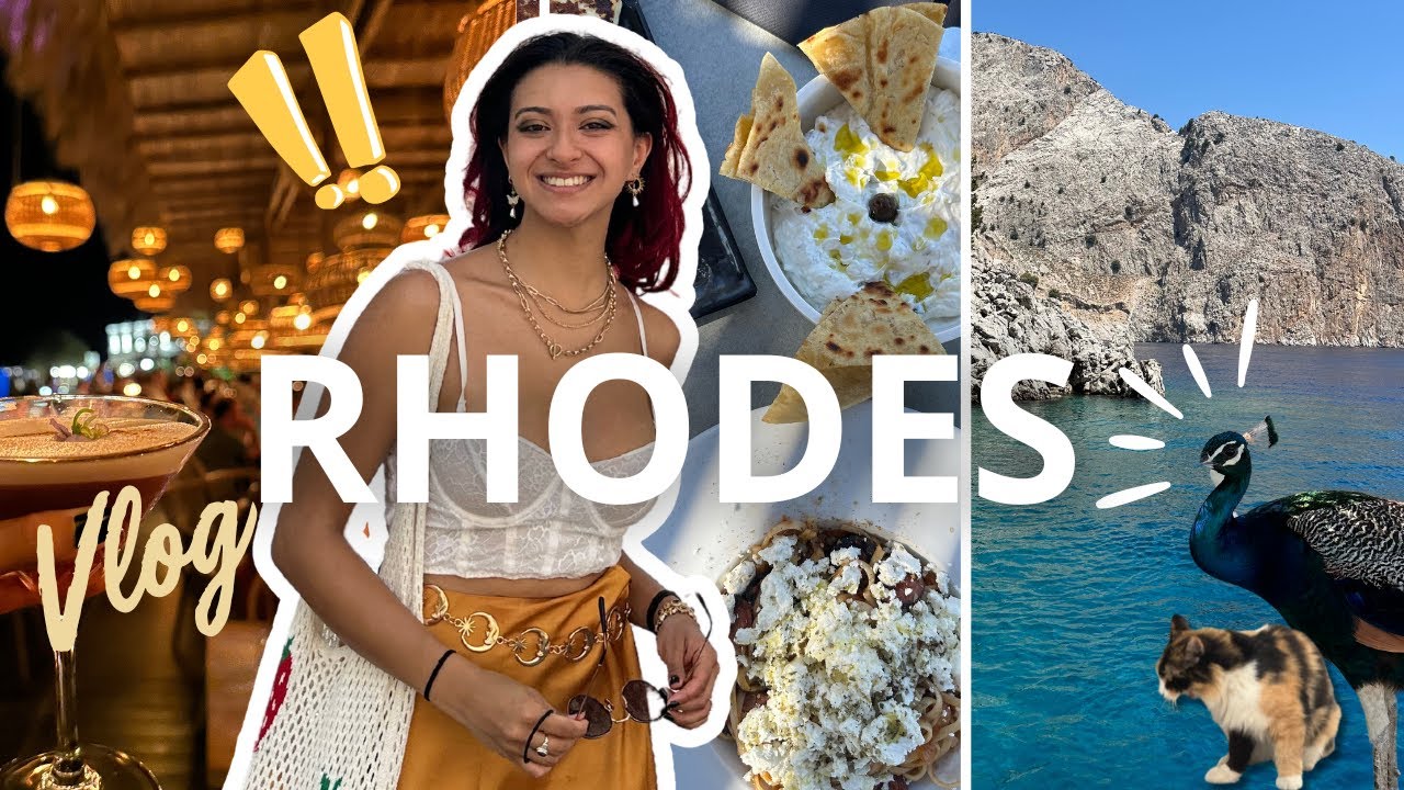 VLOG Rhodes - On vit avec des Paons ??