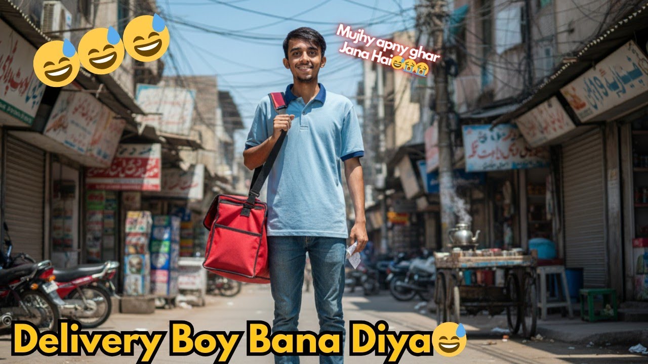 Aaj Delivery Boy Bna Diya Mujhy😅Aaj Puray Din Desi Khana🤤