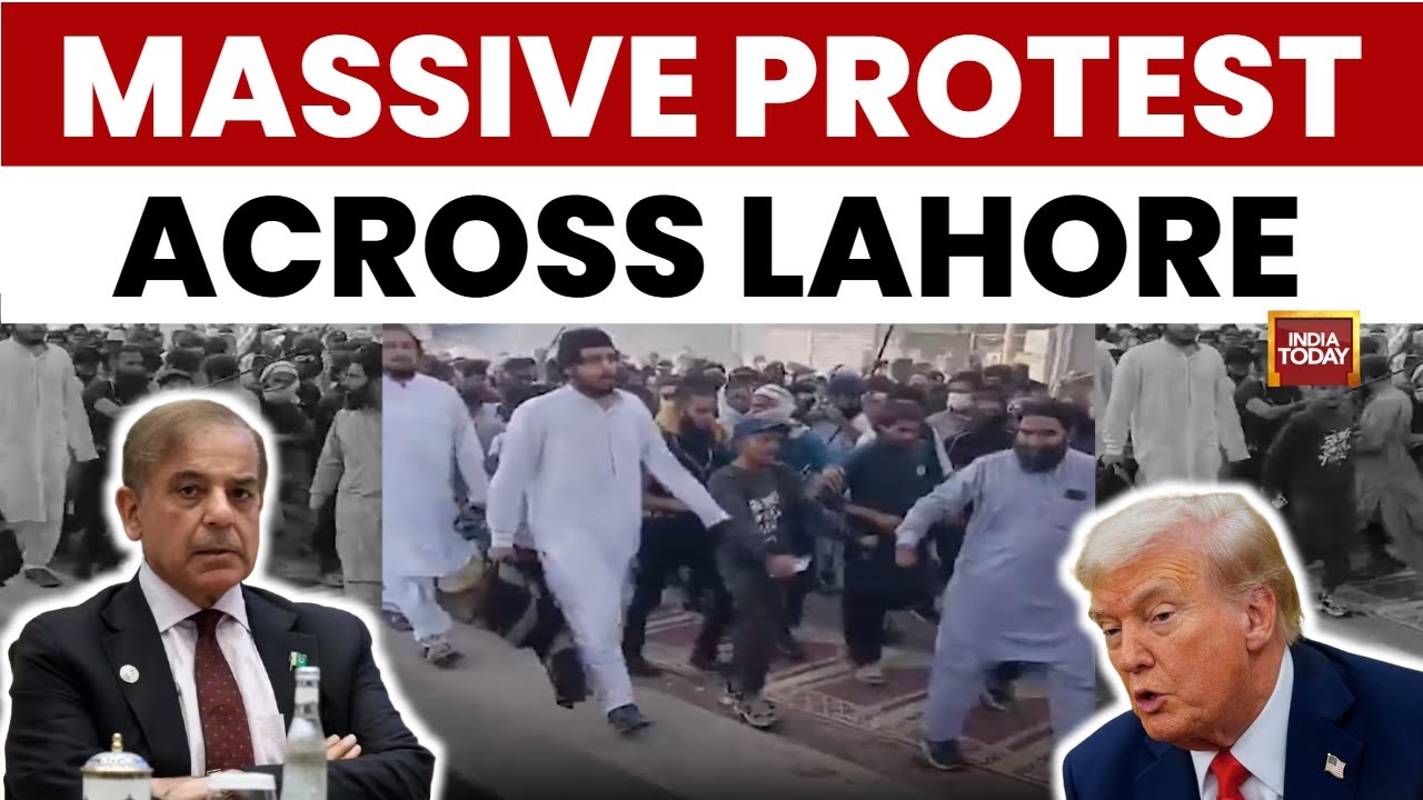 Lahore On Boil: TLP Supporters, Police Clash Violently During Anti-Israel Protest | India Today News