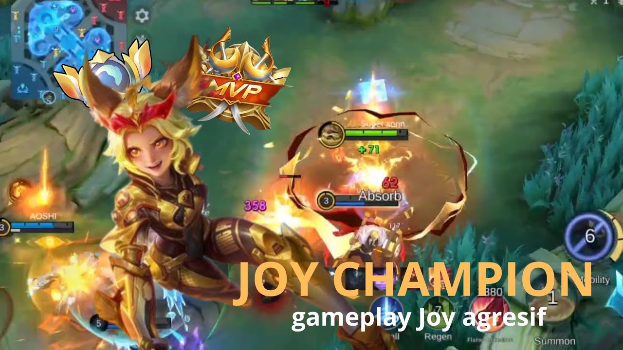 JOY CHAMPION!!! gameplay Joy agresif 2026☠️