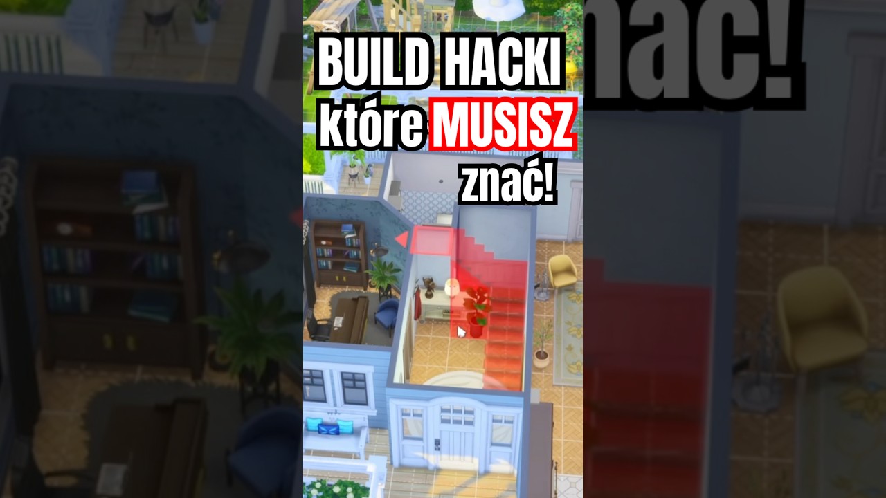 MUSISZ ZNAĆ TE TRIKI NA BUDOWANIE W THE SIMS 4! #thesims #sims4