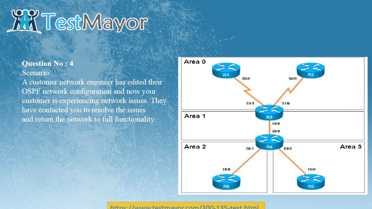 300-135 Exam Cisco 300-135 Test Questions PDF - testmayor