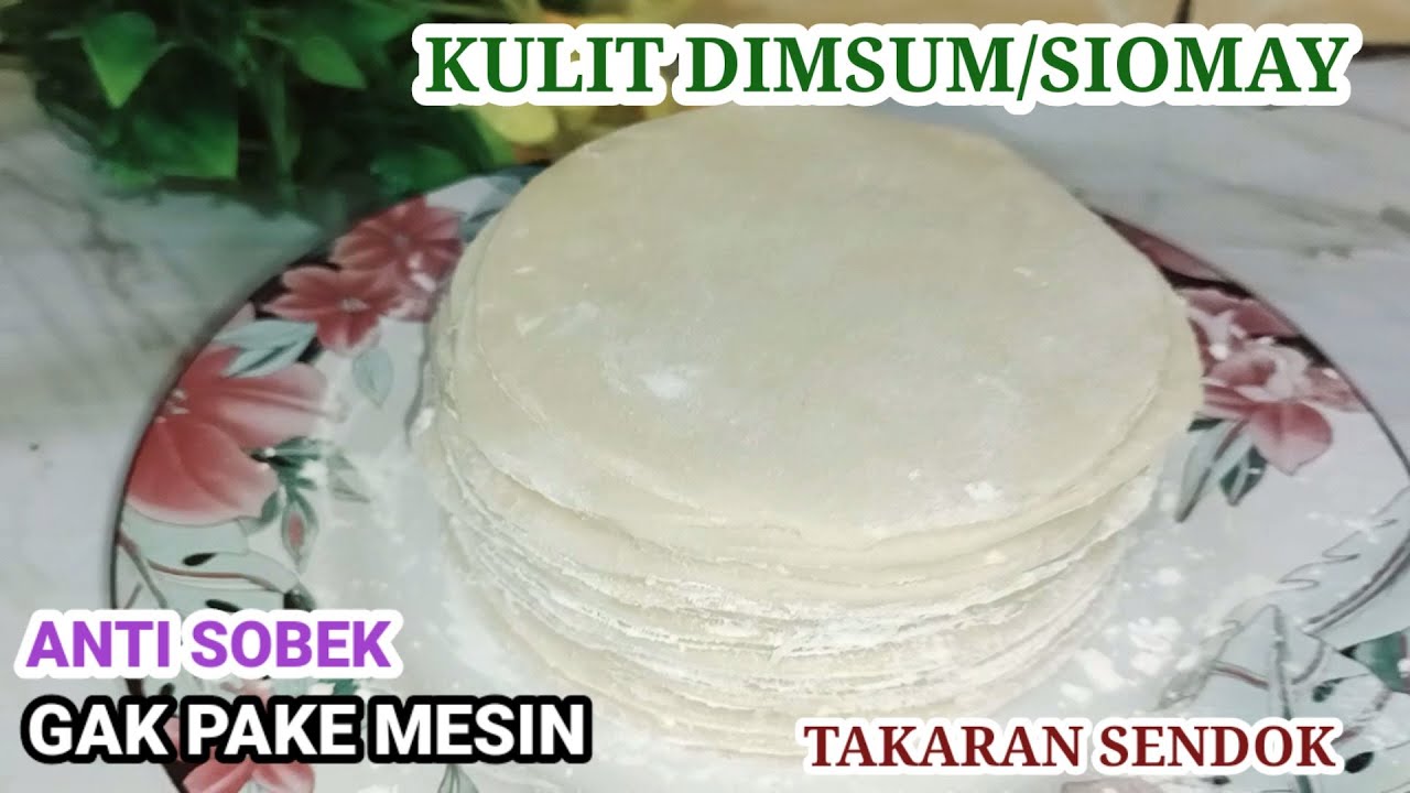 Простой рецепт приготовления кожи димсама размером с ложку