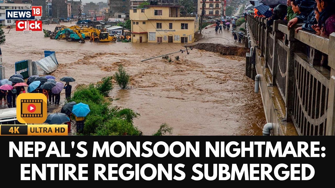 Nepal Floods | Deadly Nepal Floods & Landslides Kill 47 | Kathmandu Submerged, Dozens Missing | 4K