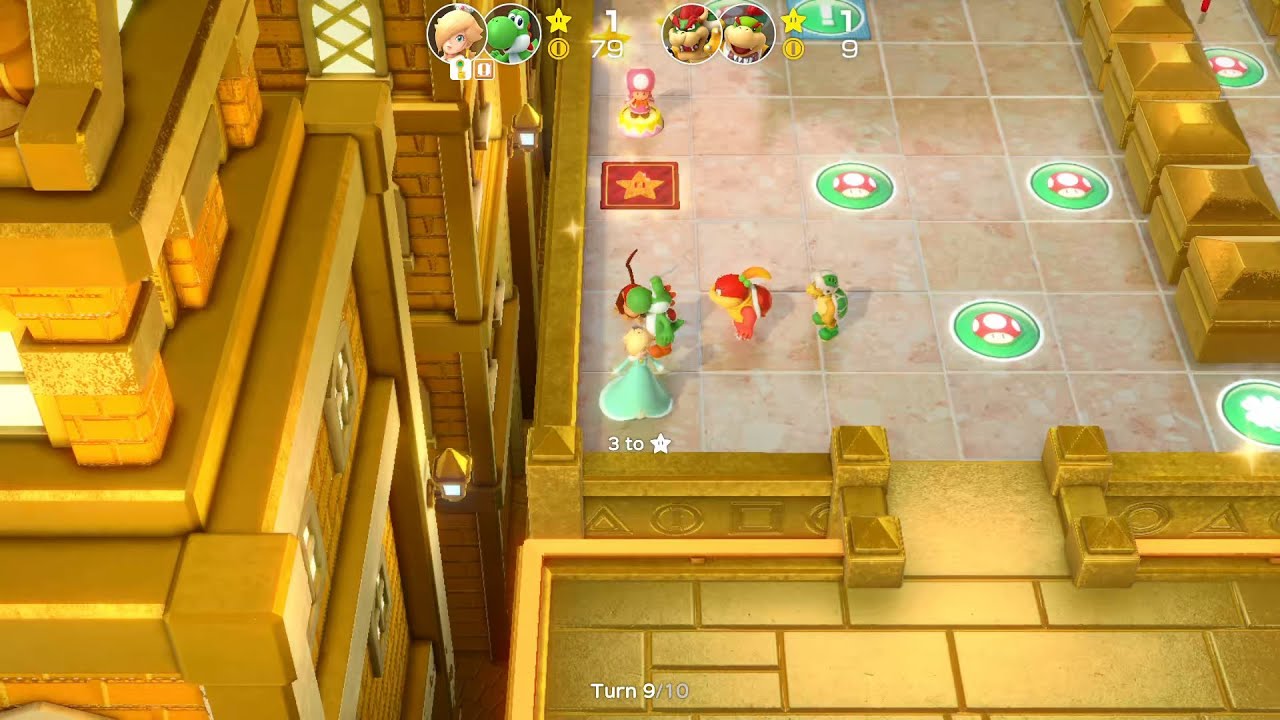 Super Mario Party Partner Party Tantalizing Tower Toys Rosalina Yoshi vs Bowser Bowser Jr