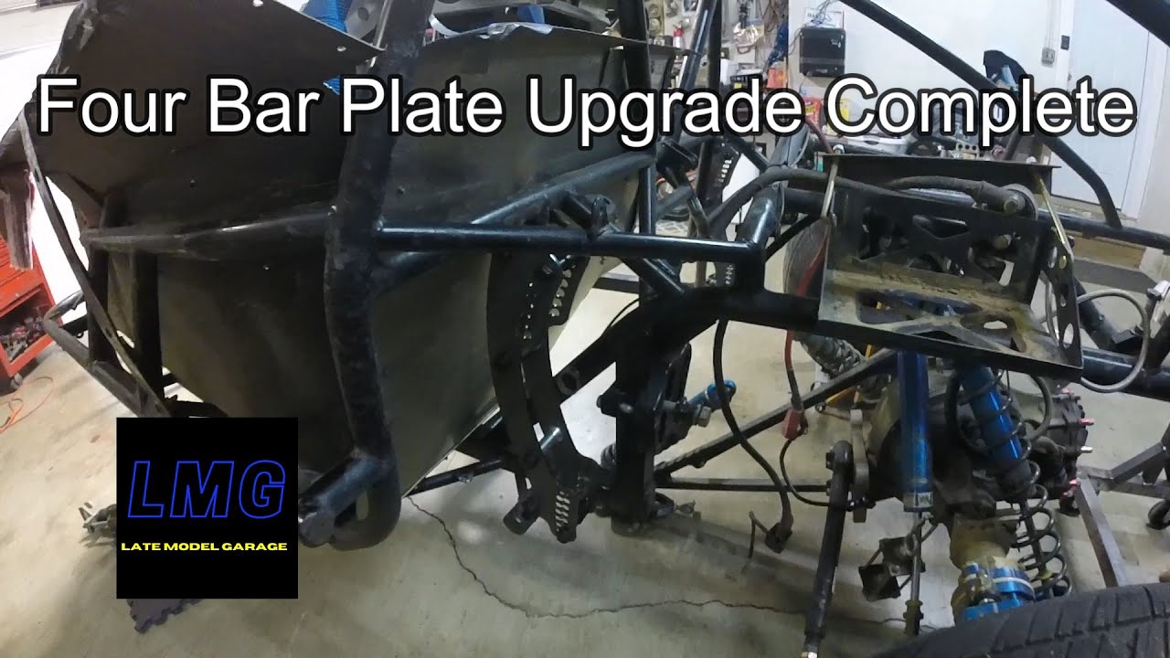 Completed Rear Four Bar Bracket Update on the Dirt Late Model