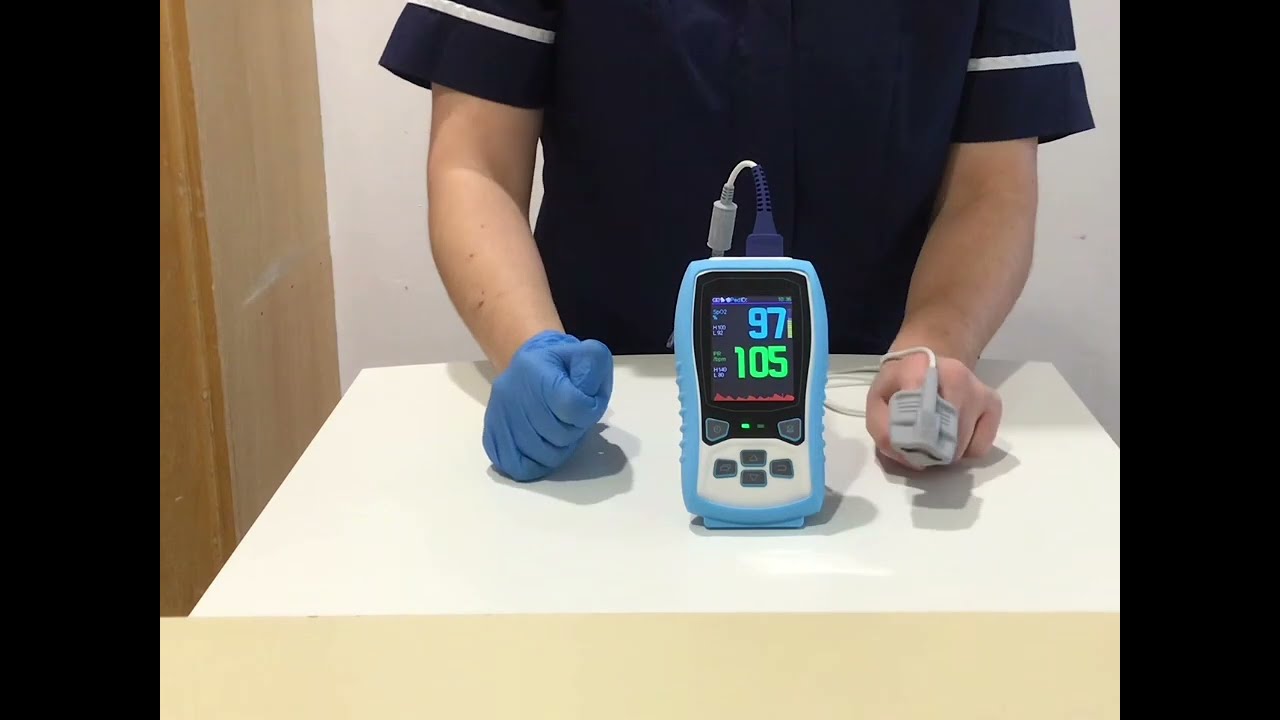 'How to' - handheld oxygen saturation monitor