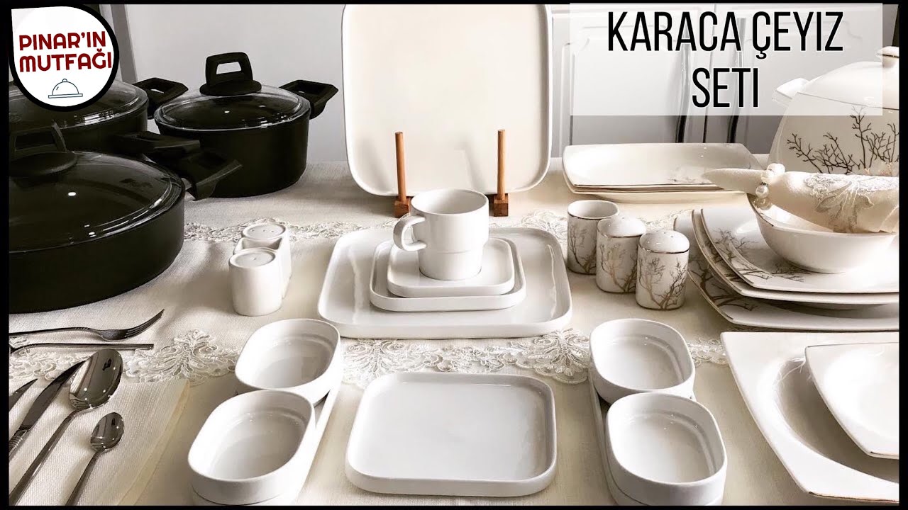 KARACA DIAMOND EVLİLİK PAKETİ ürün incelemesi🤗 Karaca yemek takımı| evlilik paketi|