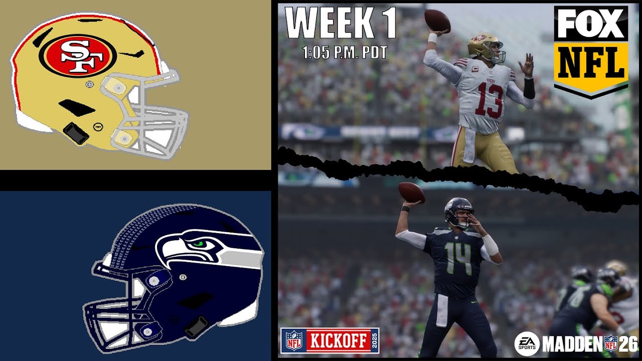 49ers vs. Seahawks | Week 1 - Simulation | Madden NFL 26 Franchise Mode Gameplay