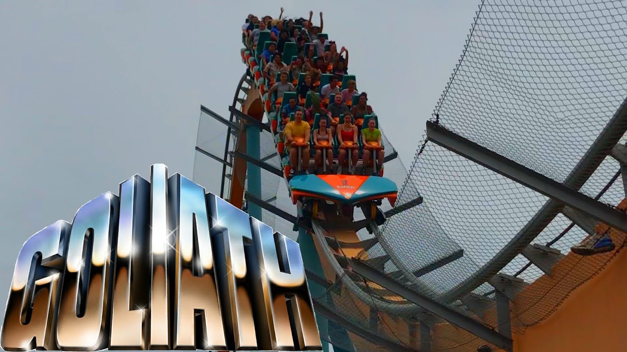 Goliath (4K OFF Ride POV)- Six Flags Over Georgia, Atlanta, GA