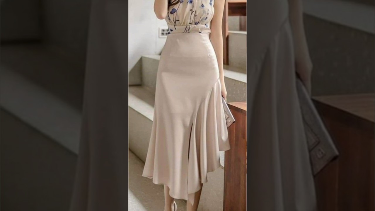Stylish latest Skirt Design Cutting & Stitching Easy Tricks ✂️ || #fashion #stylingskirt #sewing