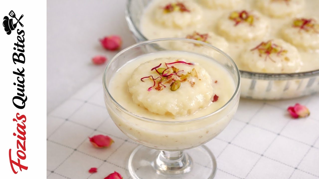 Instant Ras Malai Recipe | Easy Dessert Recipe | Fozia's Quick Bites 