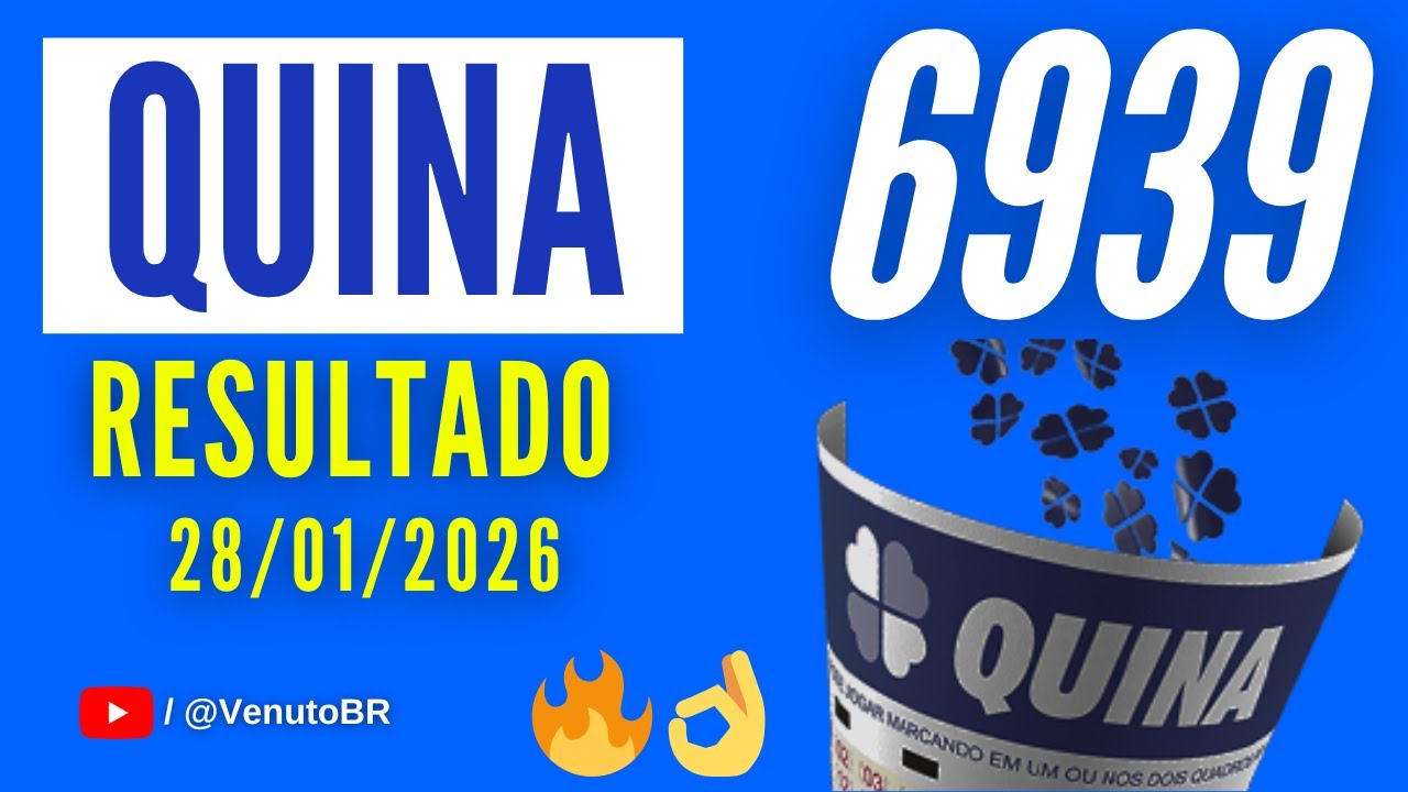 🍀 RESULTADO QUINA 6939