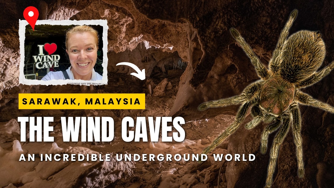 🦇 Into the Darkness in the Wind Caves | Bau, Sarawak | Borneo | Malaysia 🕷️