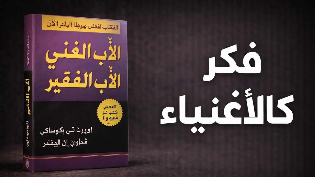 الأب الغني والأب الفقير | ملخص كتاب سيغيّر تفكيرك بالمال (روبرت كيوساكي