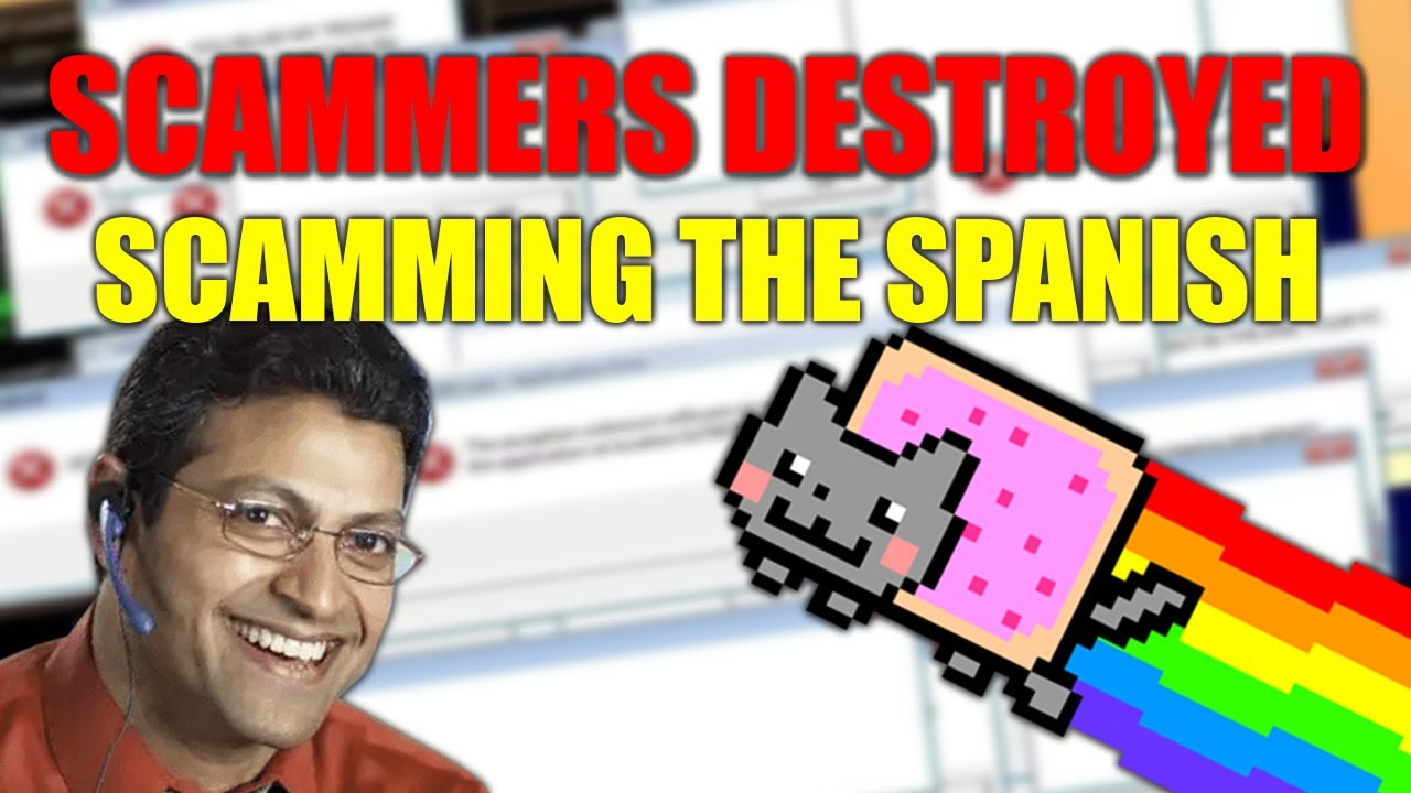 SCAMMING The Spanish [SCAMMER'S PC DESTROYED]
