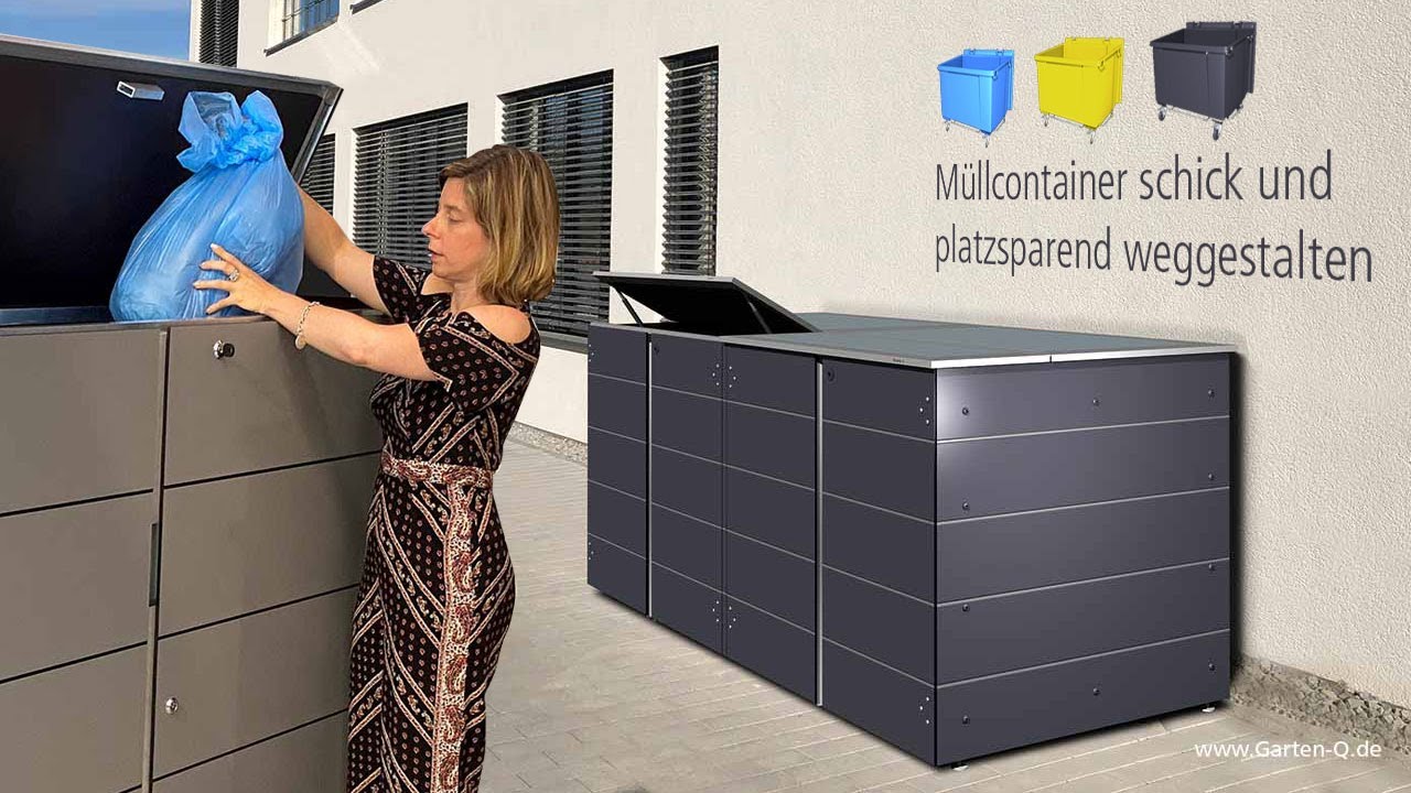 Müllcontainer Boxen für 1100 Liter Rollcontainer
