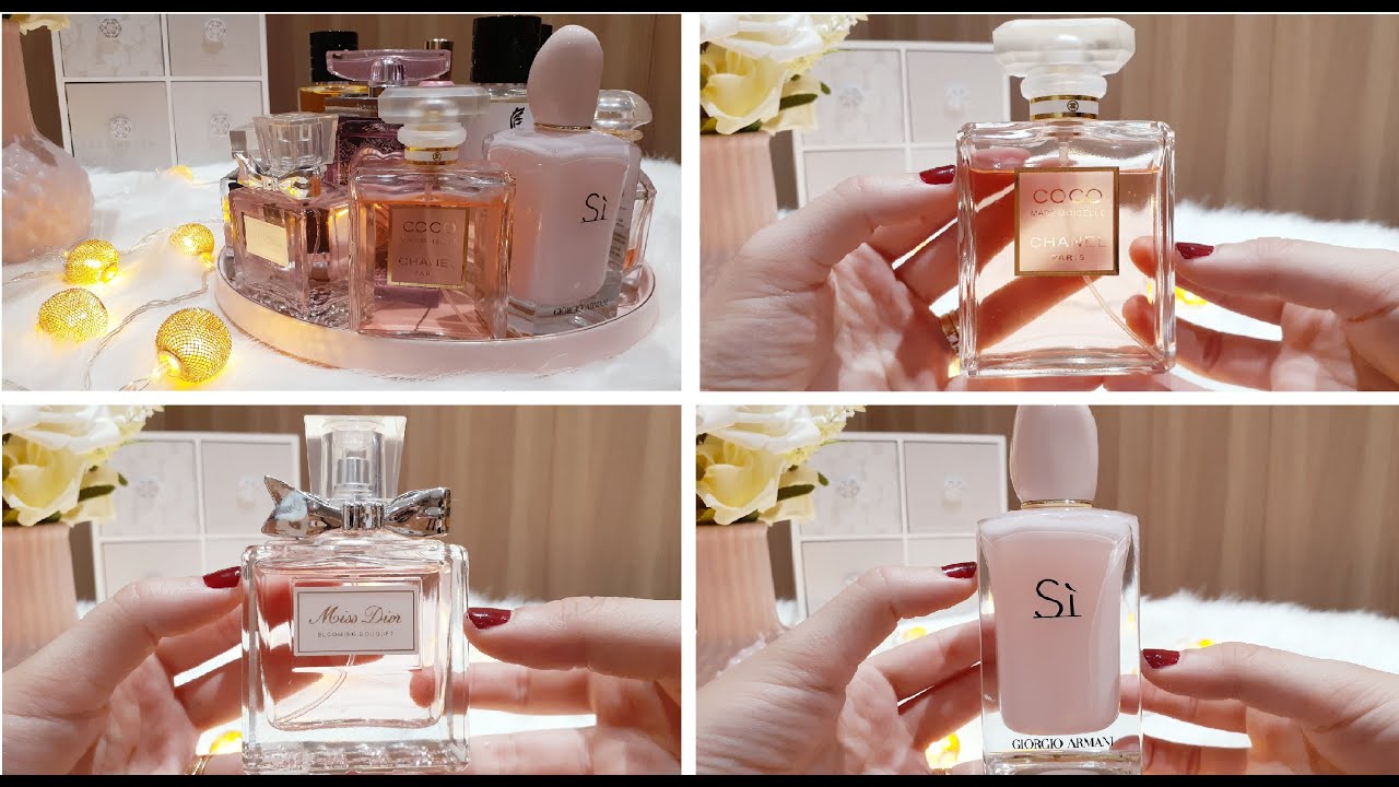 العطور لي ديتهم في جهازي و أفضل العطور لي تقدر عروس تديهم بمختلف الأسعار من الأقل إلى الاكثر سعرا