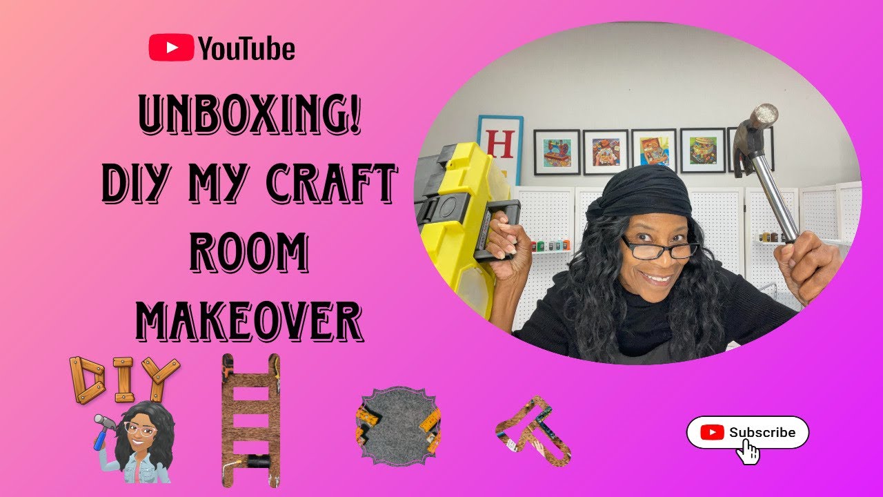 Unboxing! DIY My Craft Room Makeover 