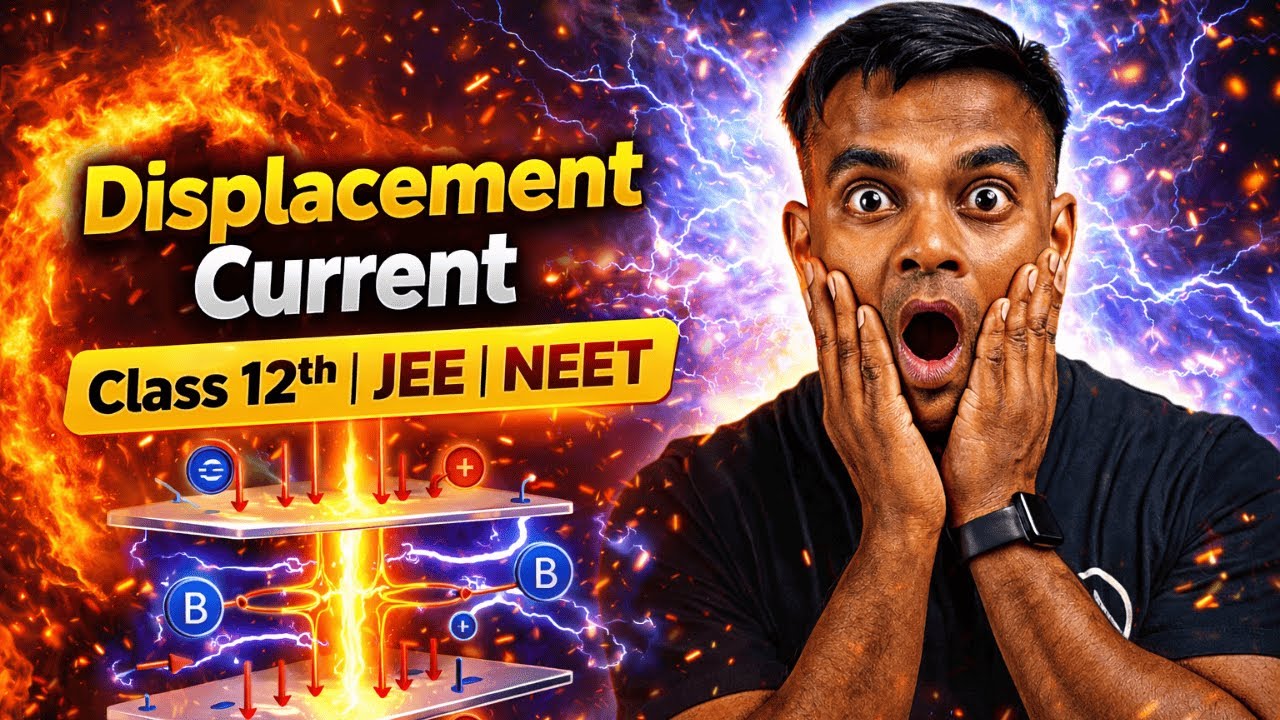 L-2 Displacement Current समझ लो तो EM Waves आसान ⚡ | JEE | NEET
