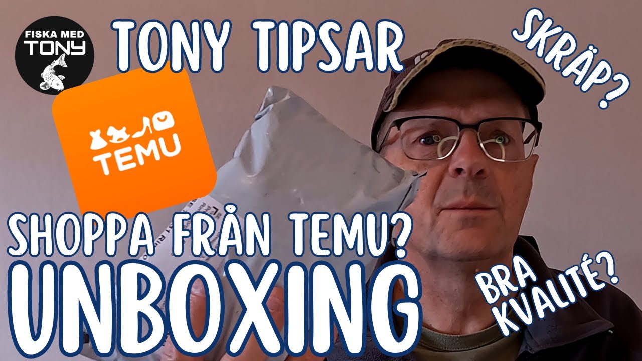 K&ouml;pa fiskegrejor fr&aring;n Temu? Unboxing & tips!