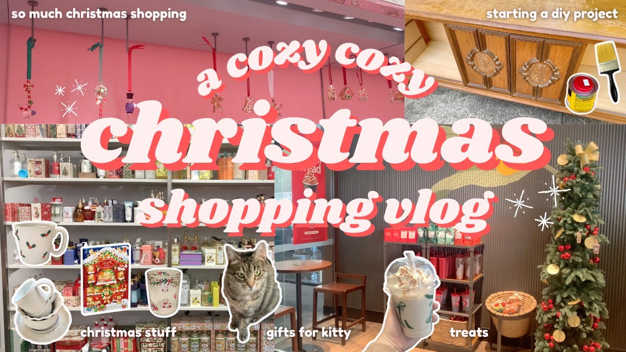 ВИДЕОБЛОГ О РОЖДЕСТВЕНСКИХ ПОКУПКАХ 🎄🛍️ Уютные рождественские покупки, угощения, подарки для коше...