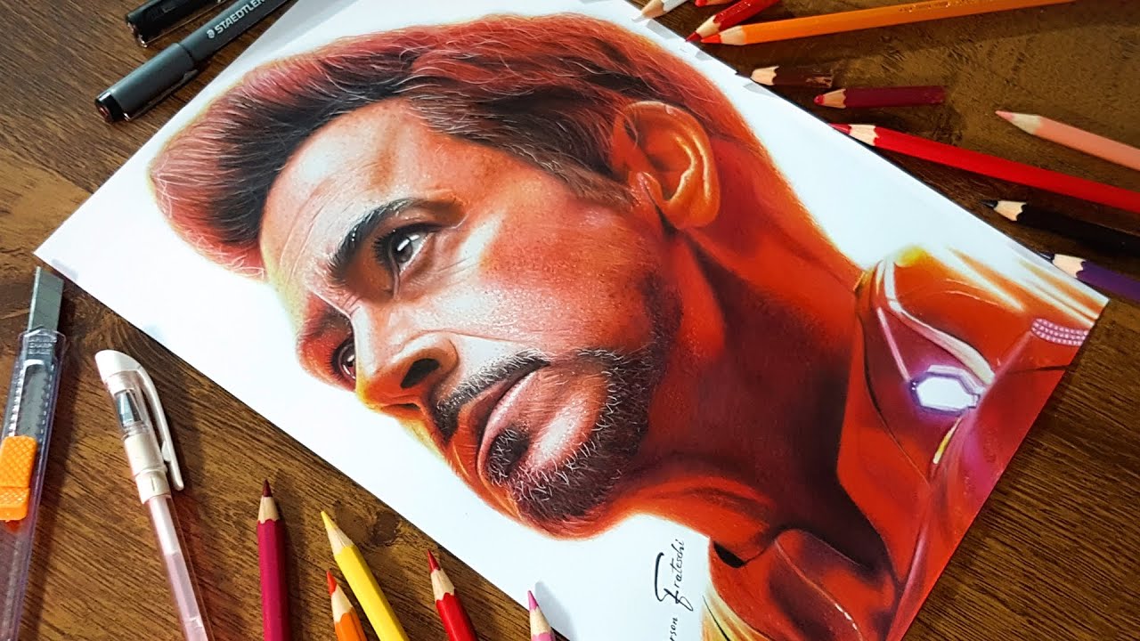 Drawing Iron Man - Tony Stark