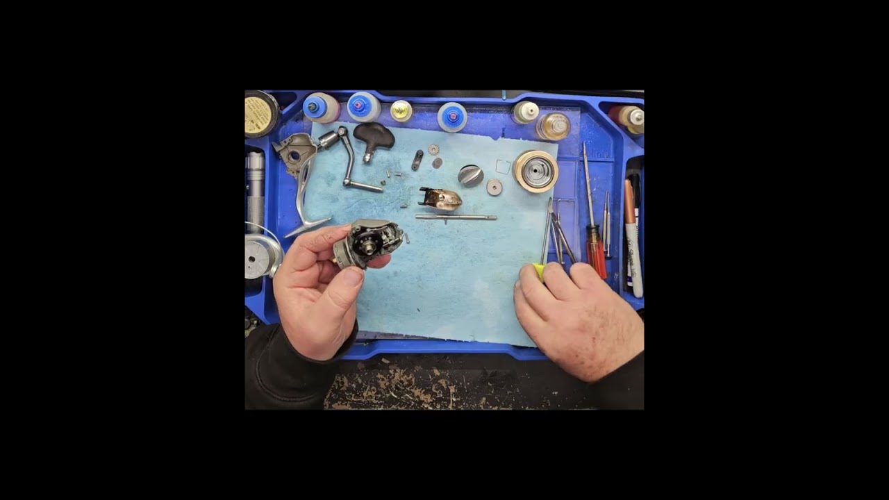 Fishing reel repair and service: Shimano Saros 3000f. It has a noise in it