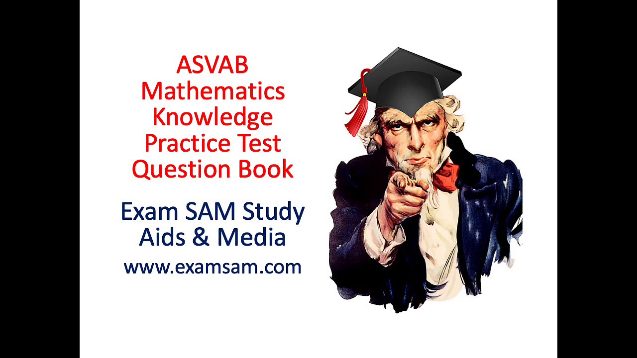 ASVAB Mathematics Knowledge Practice Test Question Book with Formulas to Know
