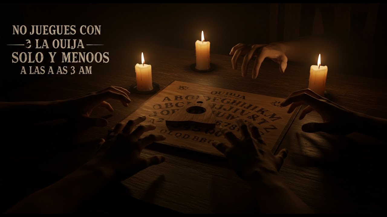 NO JUEGUEN CON LA OUIJA: 3 Historias Reales que Comenzaron a las 3:15 AM y Terminaron en Posesión