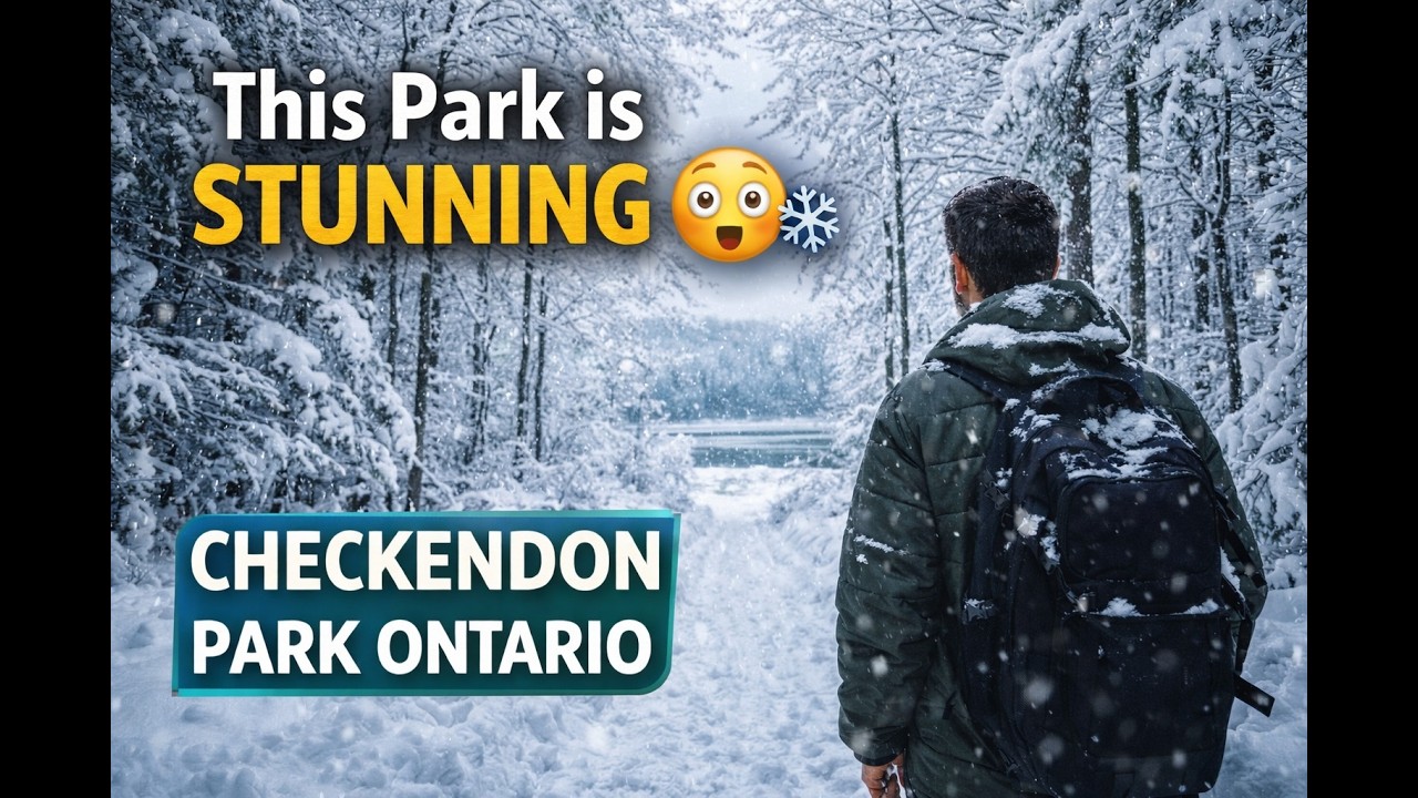 This Park Feels Unreal in Winter ❄️ | Checkendon Park OntarioCheckendon Park