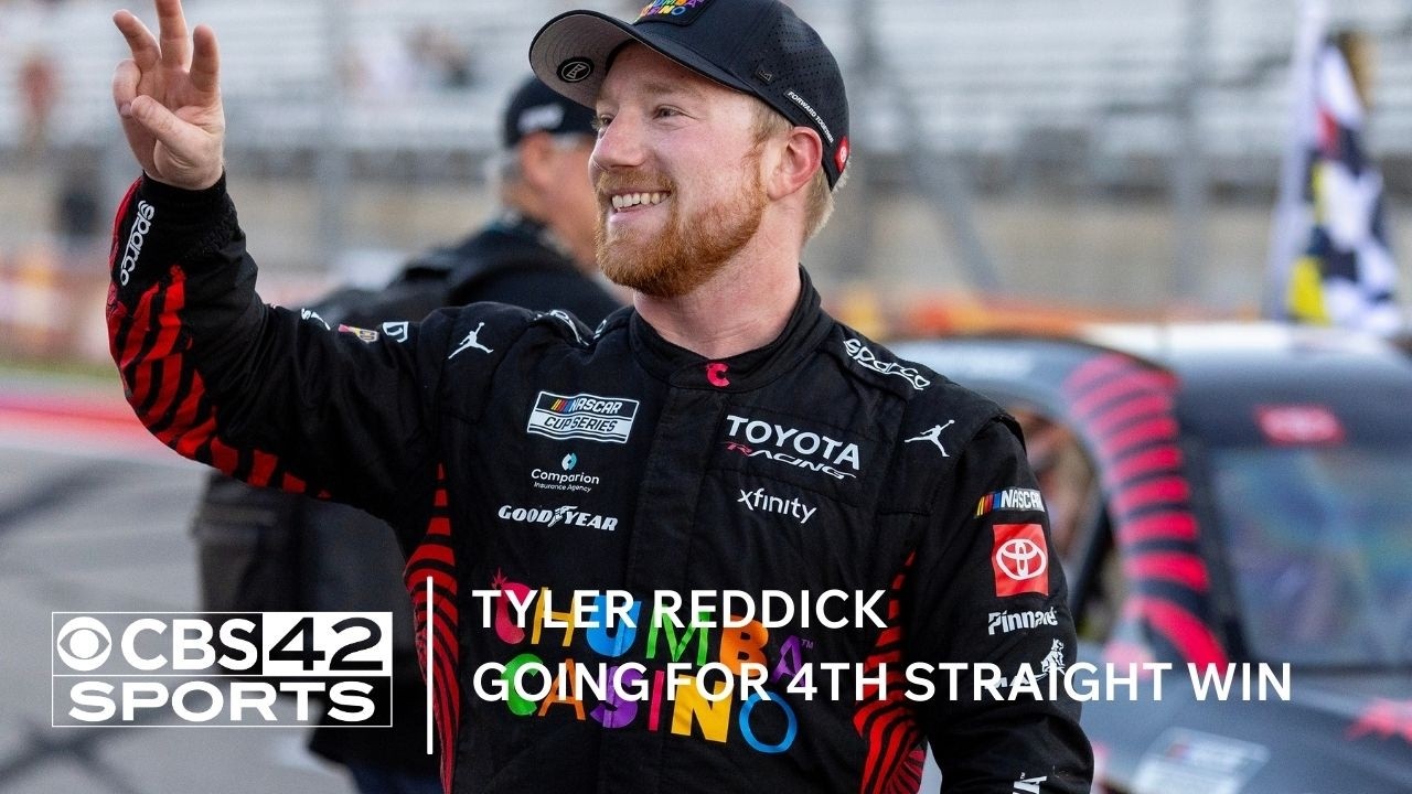 Tyler Reddick going for 4th straight win