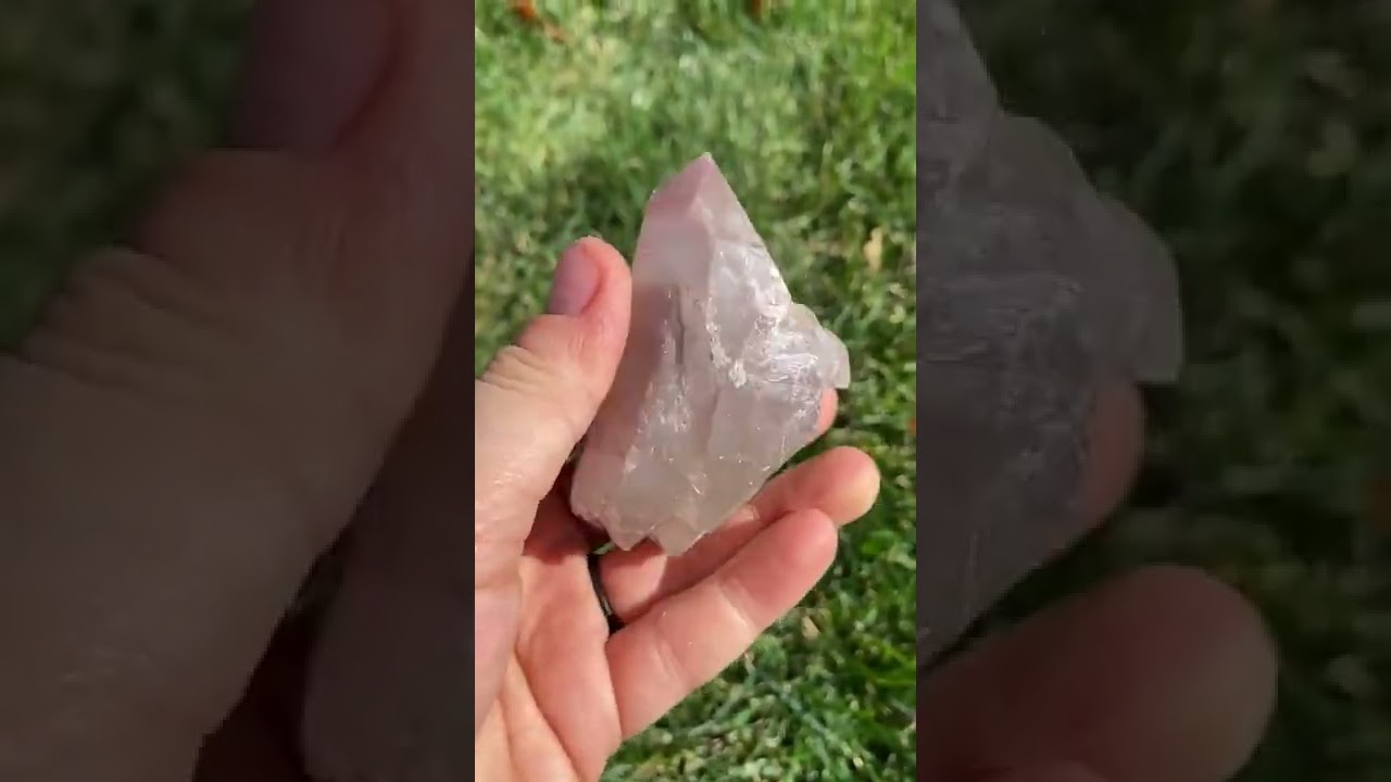 Raw Lithium Quartz Crystal Point - No.19