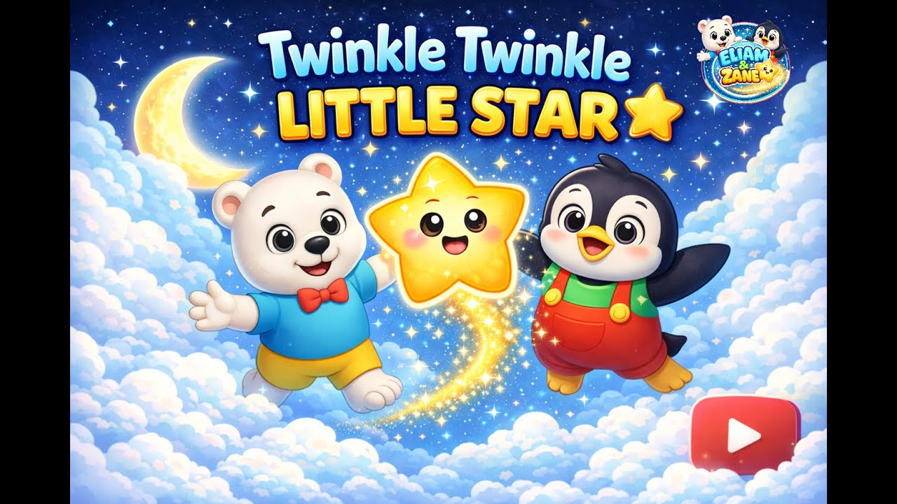 Baby Sleep Lullaby: Twinkle Twinkle Little Star ⭐ | Eliam & Zane (Soothing 3D)