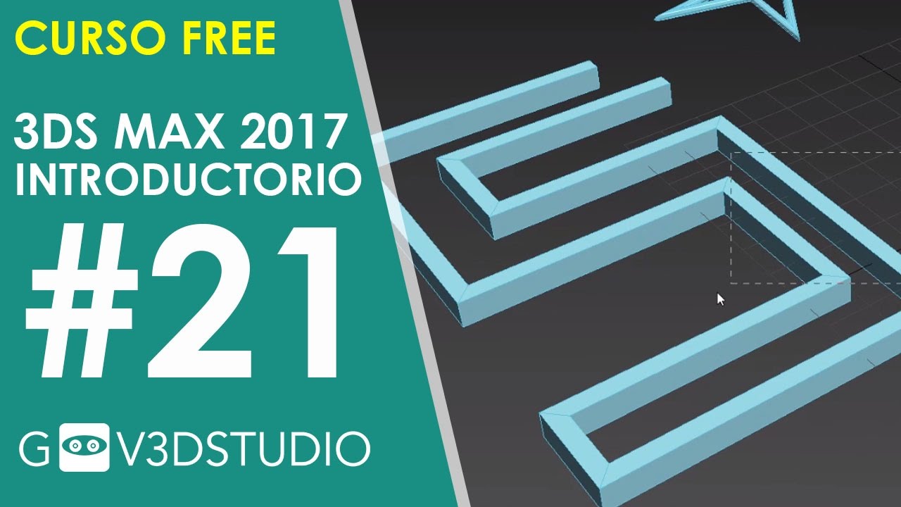 Aprende 3ds Max 2017 desde Cero 21 Propiedades y Sub menú de objetos bidimensionales