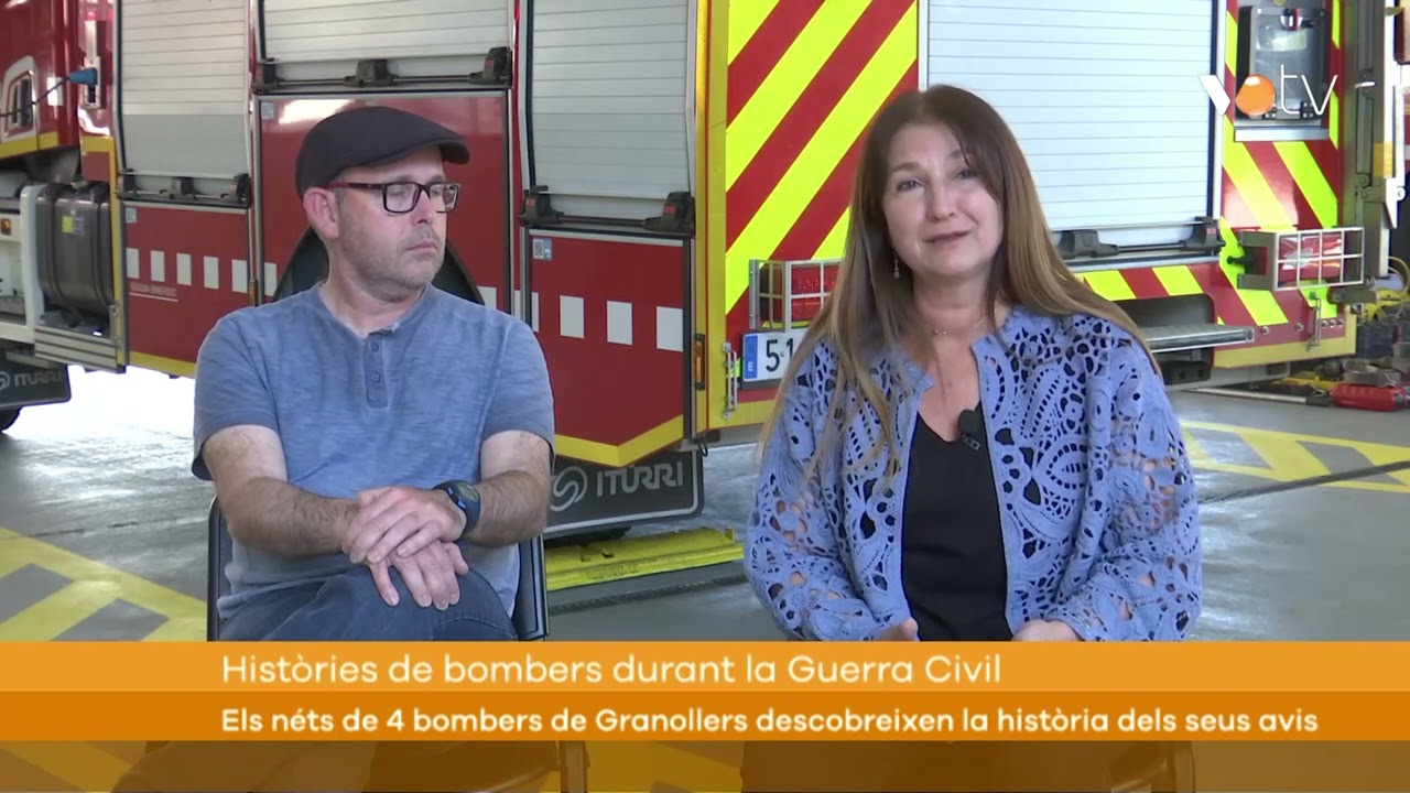VOTV - Els néts de 4 bombers de Granollers descobreixen la història dels seus avis