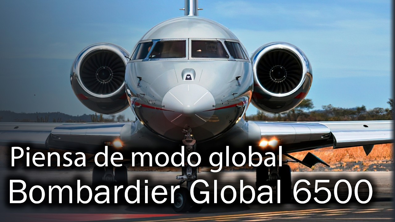 Bombardier Global 6500: la limusina alada