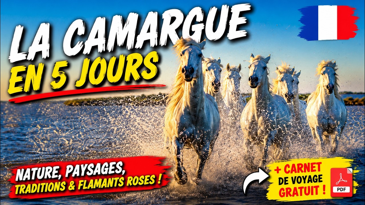Visiter la Camargue en 5 jours : programme détaillé + Guide PDF offert
