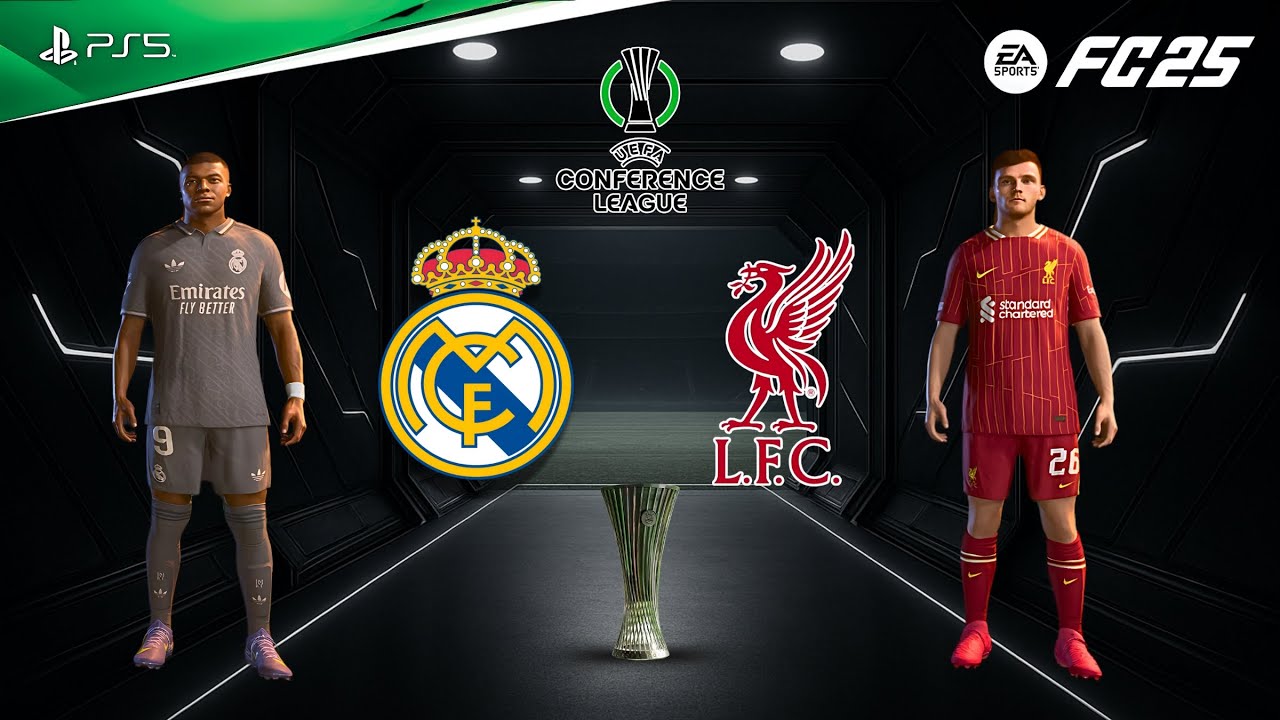 FC 25 - Real Madrid vs Liverpool | UEFA Conference League Final | Kylian Mbapp&eacute; vs Mohamed Salah