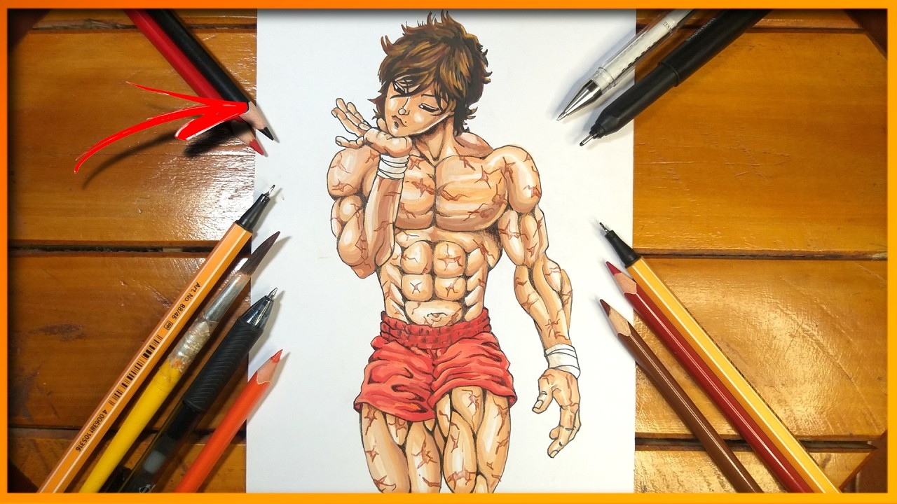How to draw baki: Baki the Grappler