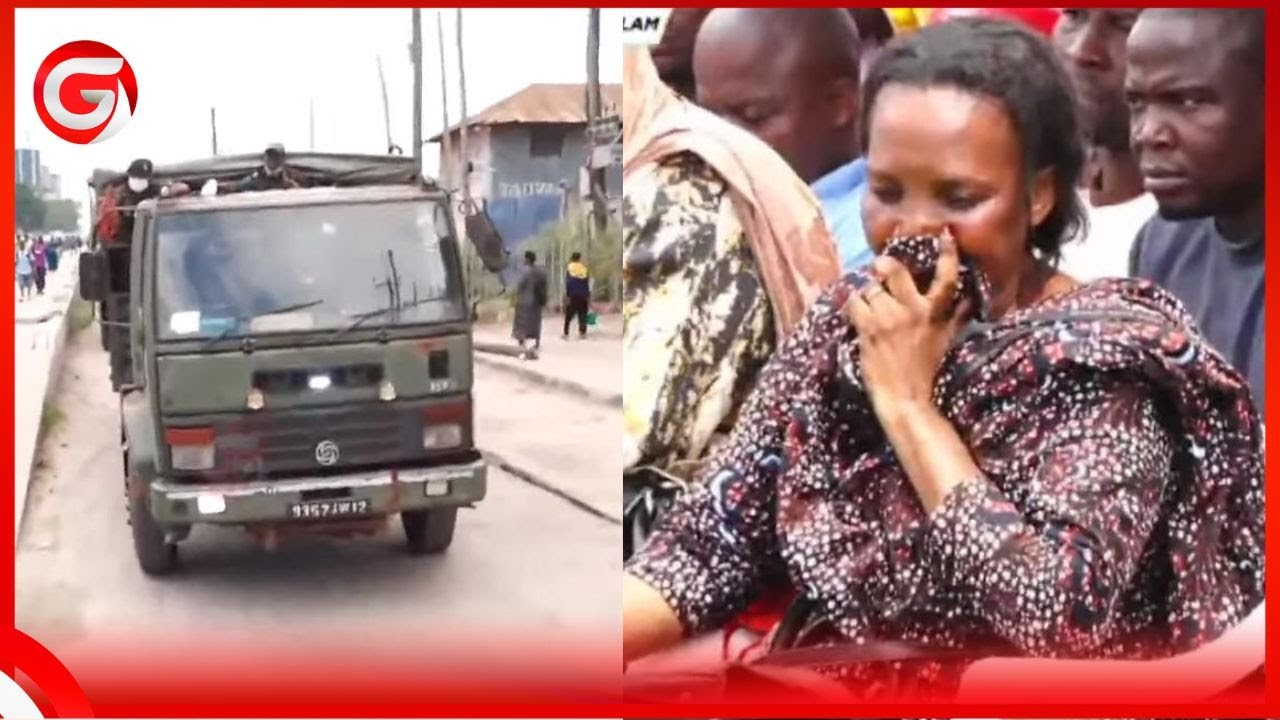 VIDEO ya MAGARI ya KIJESHI YAKIWA na MAJENEZA YENYE MIILI ya WALIOANGUKIWA na GHOROFA KARIAKOO...