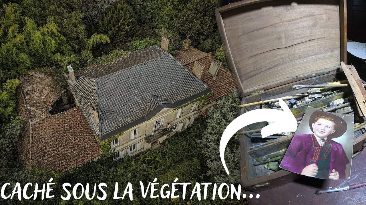 CE PEINTRE DISPARAÎT EN ABANDONNANT SES ŒUVRES…! (urbex)
