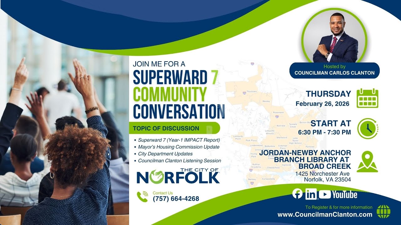 Superward 7 Community Conversation – In Person & Live Streamed