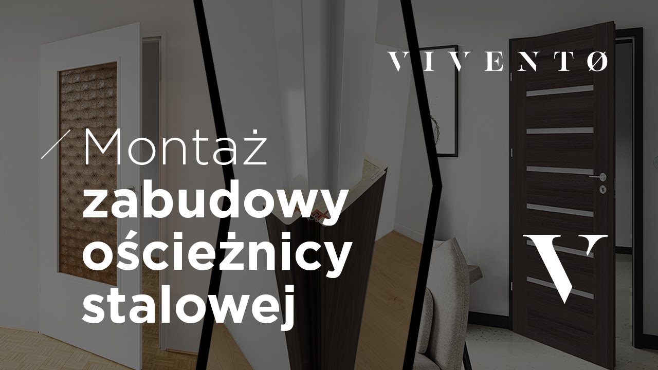 Montaż zabudowy ościeżnicy stalowej ZOS
