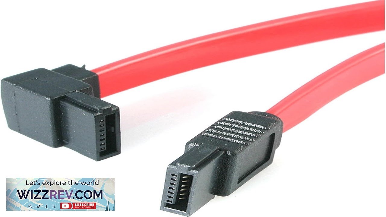 STARTECH.COM 12IN SATA to Left Angle SATA Serial ATA Cable