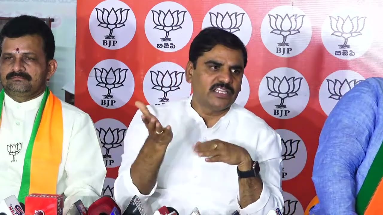BJP AP Press Meet @HQ, Vijayawada