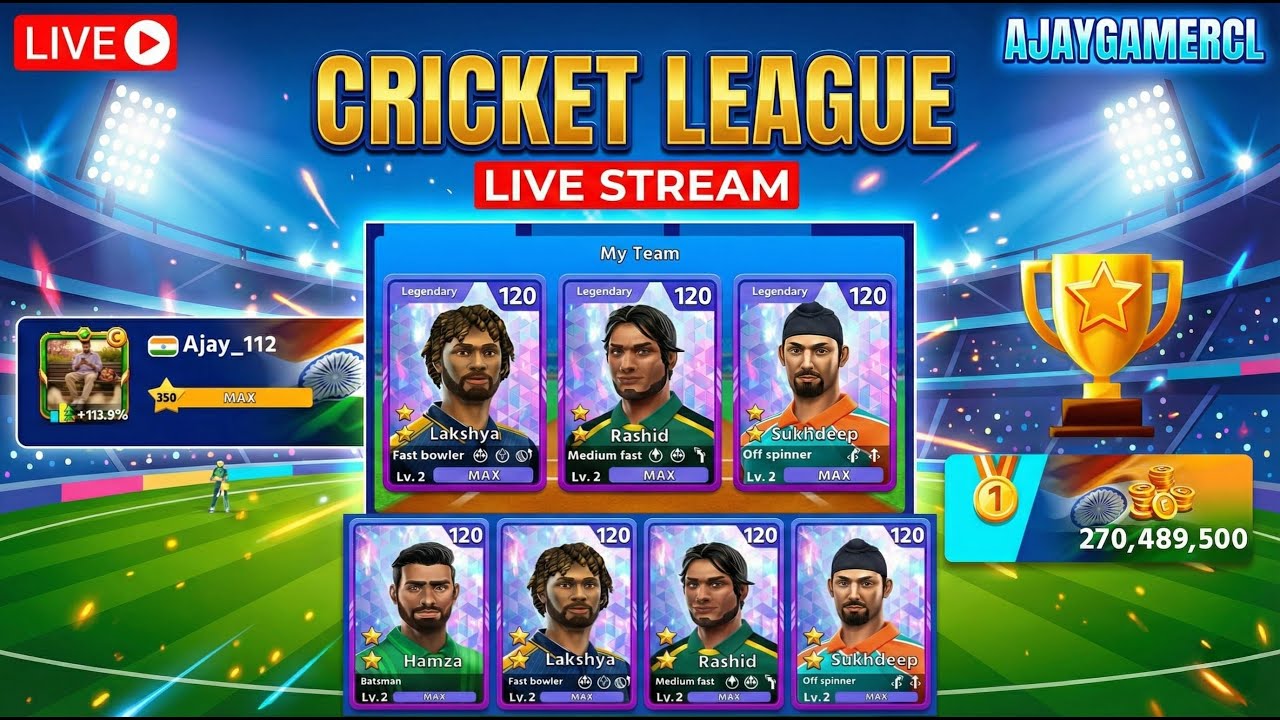 CRICKET LEAGUE LIVE GAMEPLAY | ROAD TO 5K SUBSCRIBERS