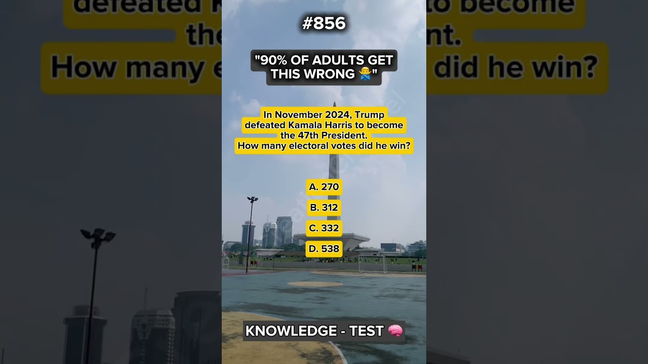 How many electoral votes did he win? #trump #trivia #usa