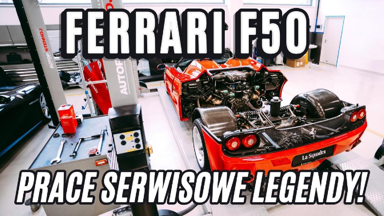 Ferrari F50 - prace serwisowe legendy