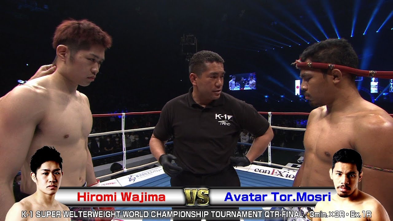 Hiromi Wajima  vs  Avatar Tor.Mosri K-1 SUPER WELTERWEIGHT WORLD CHAMPIONSHIP TOURNAMENT QTR-FINAL